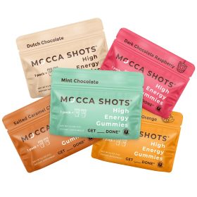 Mocca Shots Energy Gummies with Caffee | 12-Pack - Variety Box