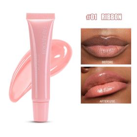 Glossy Lip Glaze Waterproof Long Lasting Lip Gloss Glossy Mirror Tea Red Liquid Lipstick Doodle Lip Korean Makeup (Option: 01 RIBBON-10ml-1pc)