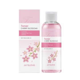 Jaysuing Cherry Blossom Hydrating Toner Hydrates And Moisturizes And Brightens Skin Refreshing Skincare Essence Water (Option: 100ml-128.4g-5.12*4*4cm)